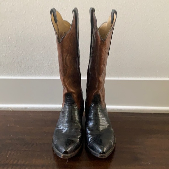 Vintage custom cowboy boots - Picture 2 of 8